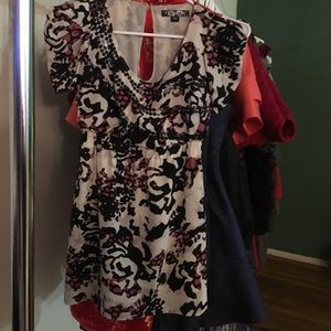 Short flowered dress from Guess